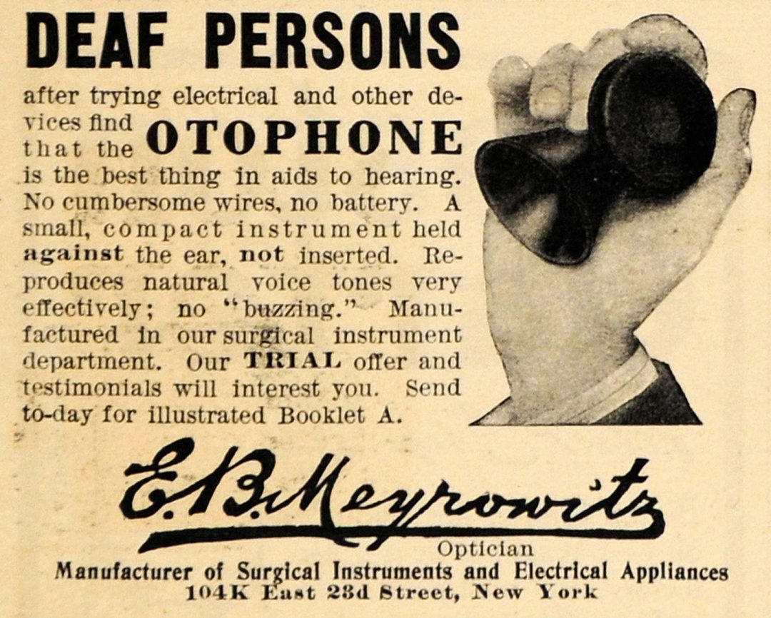 1908 Otophone Ad