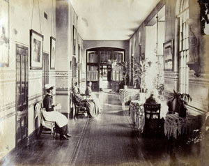 The female ward at Brookwood Asylum, 1881 (Surrey History Center) 
